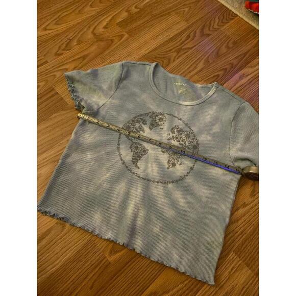 AE Ribbed Baby Tee Size Medium - Picture 4 of 5